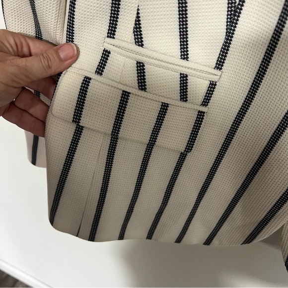 Talbots Nautical Striped Blazer Jacket - Picture 6 of 12
